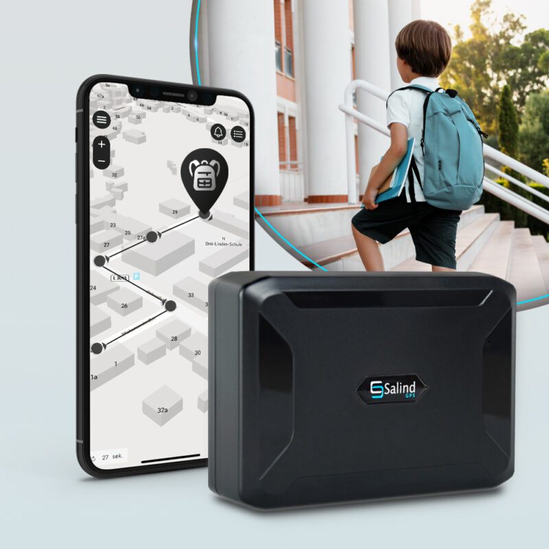 SEO Salind11 School bag and child 800x800 - Discreet GPS Tracker for Children - GPS Beacon for Kids